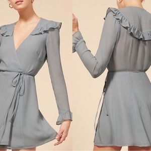 Reformation Blue Ricki Dress